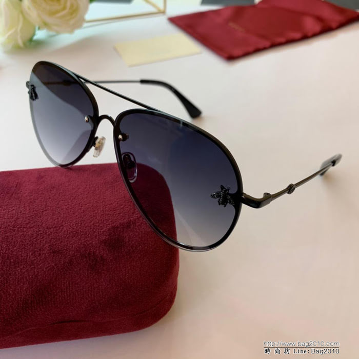 GUCCI古馳 人氣熱賣爆款 GG2201 高端框架眼鏡 網紅同款 女款太陽鏡  lly1579